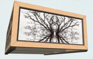 image showing photographic image inlay