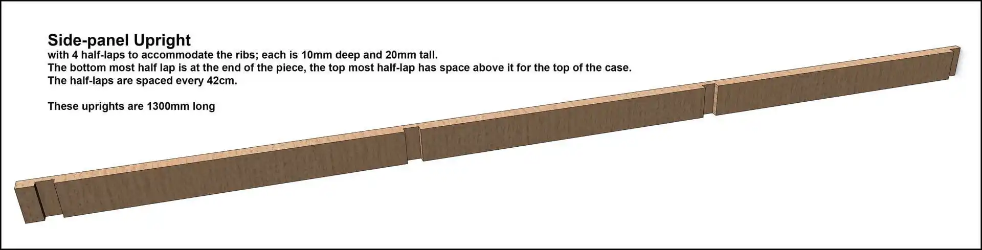 image showing side-panel upright