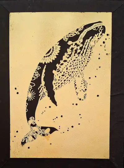 my cut of Maki Matsubara's whale design
