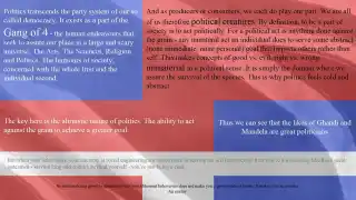 infographic concerning 'greatness' in political endeavour