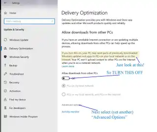 image showing basic delivery optimisation