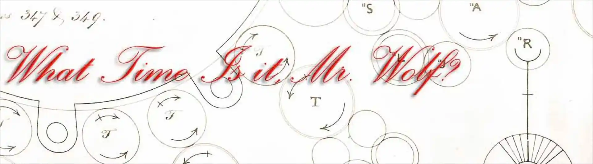 blueprint of a clockwork