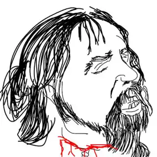 A severed head